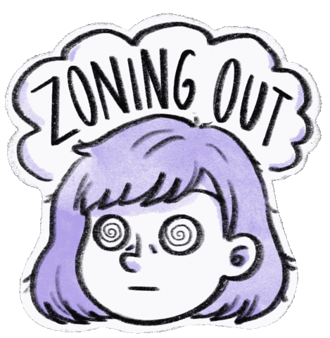adhd_bri adhd zoning out adhdbri Sticker