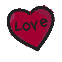 Happy I Love You Sticker by Tracey Hoyng