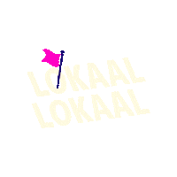 Vlag Sticker by Temporary Palaces