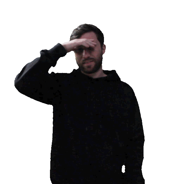 search looking Sticker by Bluez