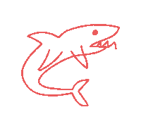 coralstudio animal ocean sea shark Sticker