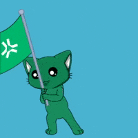 Flag GIF by MEOW