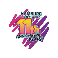 Hamburgny Sticker by Hamburg Brewing Company