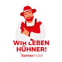 Chicken Egg Sticker by farmermobil