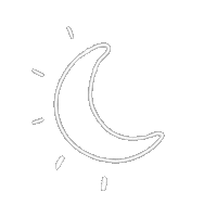 jessicatuttledesigns light moon moonlight moon light Sticker