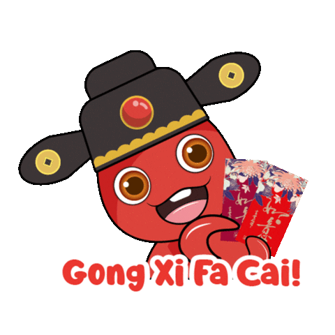 Gongxifacai Octo Sticker by CIMB Bank