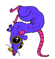rat Sticker by Studios Stickers