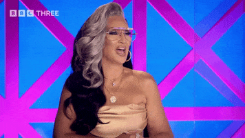 Excited Drag Race GIF by BBC Three