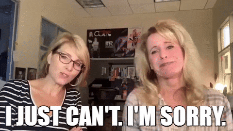 Mock And Daisy I Cant GIF by Chicks on the Right