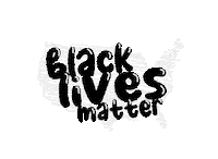 Black Lives Matter America Sticker by Myles Hi