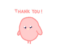 Excited Thanks Sticker