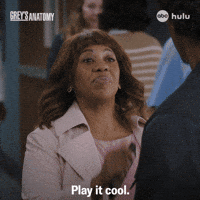 Play It Cool Greys Anatomy GIF by ABC Network