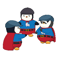 Spider Man Point Sticker by Pudgy Penguins