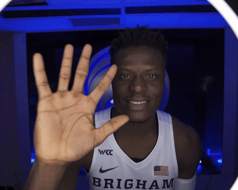 Byu Basketball George GIF by BYU Cougars