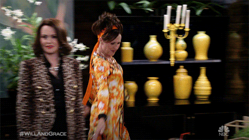 Leaving Megan Mullally GIF by Will & Grace