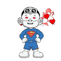 Dc Comics Superman Sticker by Zhot