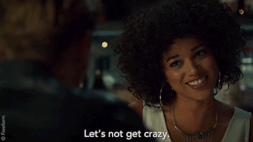 let's not get crazy GIF by Shadowhunters