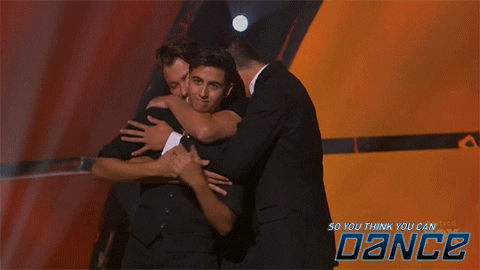 couple hug GIF by So You Think You Can Dance