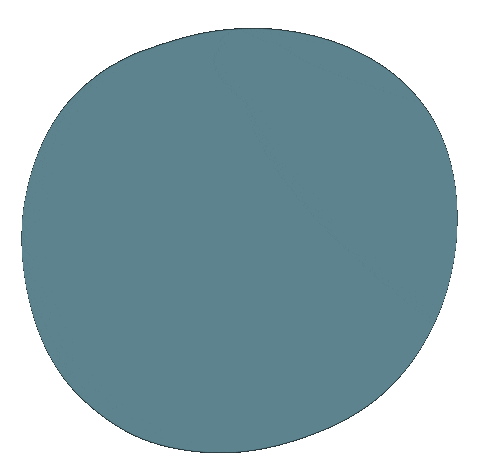 Maddisonshaedesign blue circle blob spot Sticker
