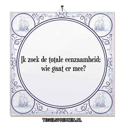 Nl Spreuk Sticker by Tegelspreuken.nl