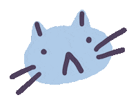 Cat Love Sticker by Sara Maese