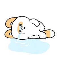 Sad Cry Sticker by Kcomics