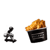 French Fries Skate Sticker by Bullguer