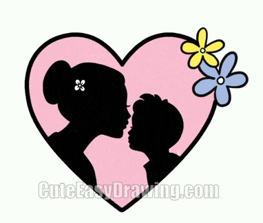 CuteEasyDrawings giphyupload happy mothers day cute gif animated card GIF