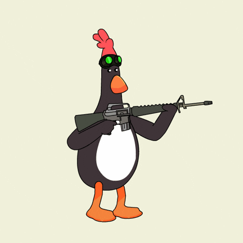 War Gun GIF by Feathers