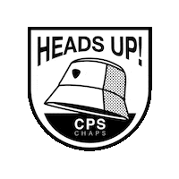 Hat Headsup Sticker by CPS CHAPS