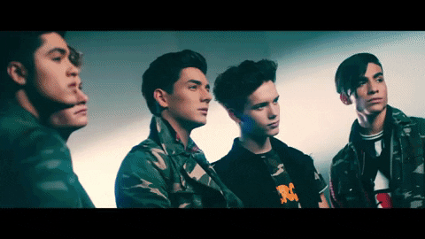 boy band eyes closed GIF by Hollywood Records