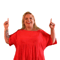 franziskabauer nach oben nachoben franziska bauer hieroben Sticker