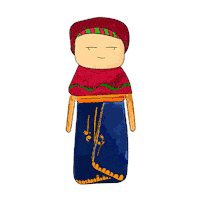 Doll Worry Sticker