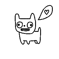 Love Me Dog Sticker