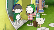 plate girl sticker swap GIF by Sarah & Duck