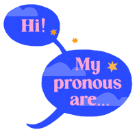 Trans Pronouns Sticker by PanMacSA