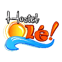 hostelole ole hostel hostelole Sticker