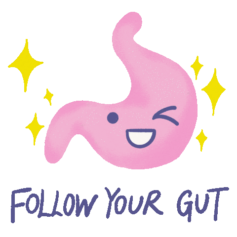 Trust Your Gut Sticker
