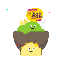Mexican Food Celebration Sticker by José Olé