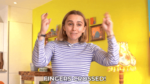 Wish Me Luck GIF by HannahWitton
