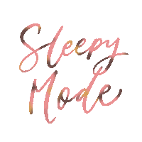 Sleepy Head Sticker by Crafted By Day