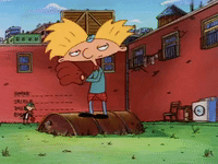 hey arnold nickelodeon GIF