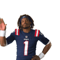 Cam Newton Hello Sticker by New England Patriots