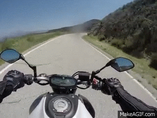 motorcycle truck GIF