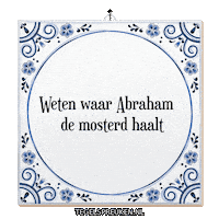 Wijsheid Spreuk Sticker by Tegelspreuken.nl