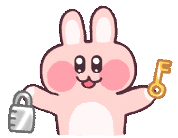 Rabbit うさぎ Sticker