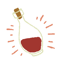 AnaisMunier love red filter potion Sticker