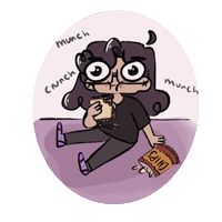 Food Eating Sticker