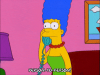 excited marge simpson GIF