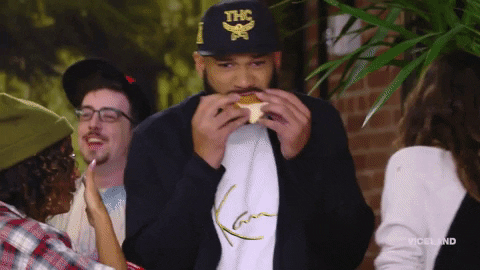 kid mero eating GIF by Desus & Mero